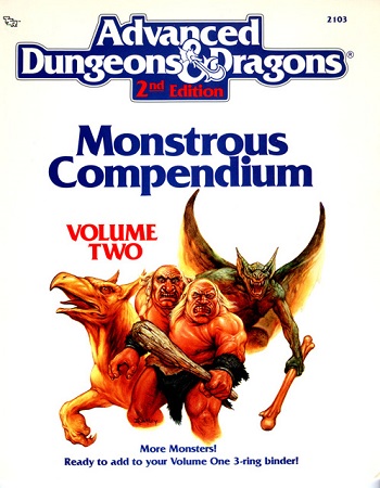 Monstrous Compendium Vol two